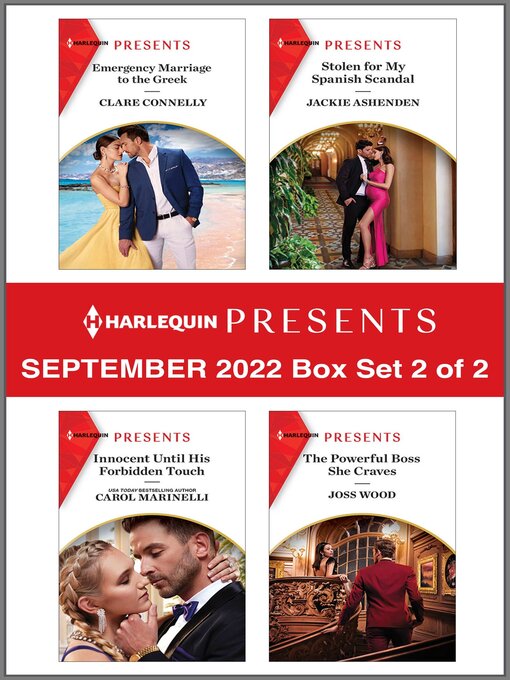 Title details for Harlequin Presents: September 2022 Box Set 2 of 2 by Clare Connelly - Wait list